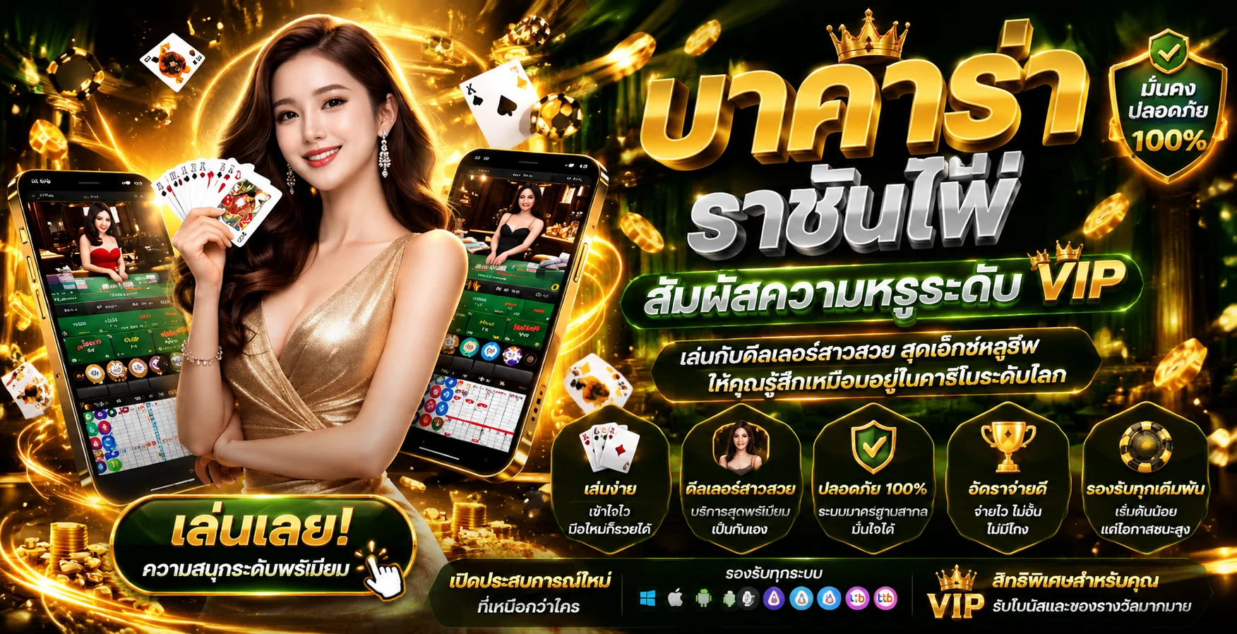 คาสิโนออนไลน์ ฉลอง24 บาคาร่าสดจากบ่อนจริง
